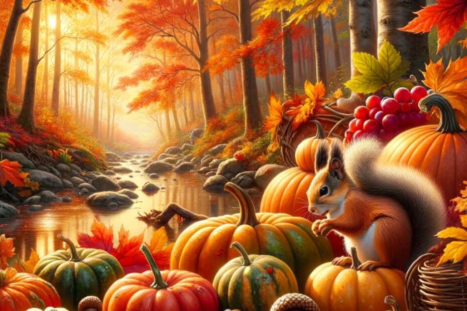 kleurplaten herfst