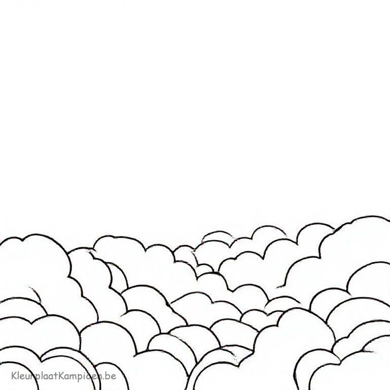 kleurplaat Winter abstract Abstracte mistige ochtendpatronen